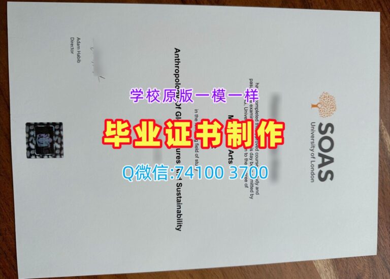 伦敦大学亚非学院毕业证, SOAS University of London Degree Certificate